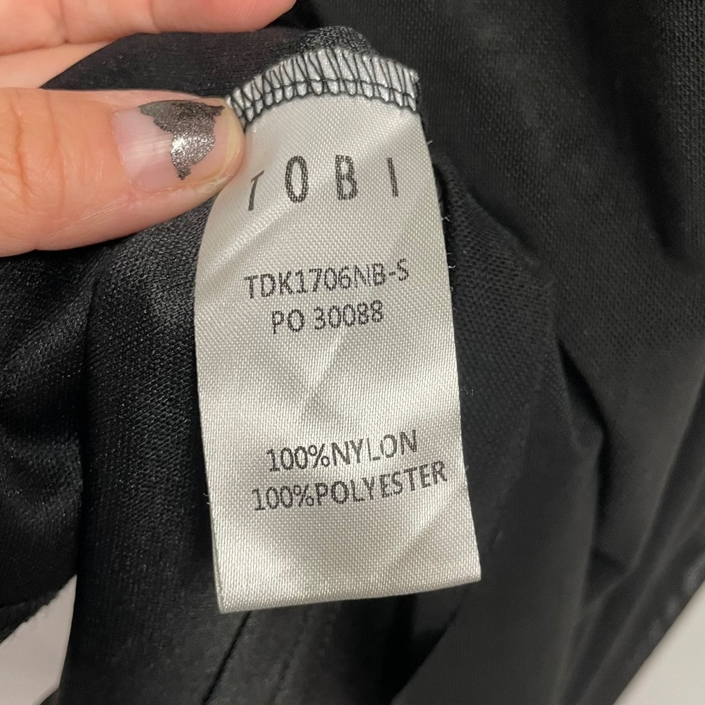 Tobi size medium black strap dress - Picture 4 of 6